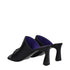 Stella McCartney Black Leather Stiletto Heels Sandals